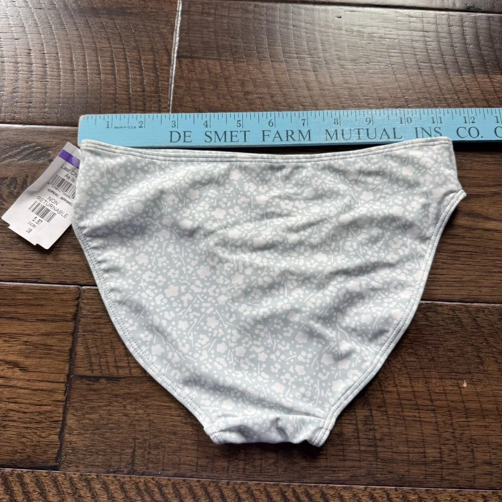 NWT Nordstrom Bikini‎ Bottom Lot 2 Melrose and Market T&B Floral Tie Dye Size 10